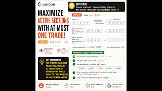 LeetCode 3499 - Maximize Active Section with Trade 1