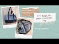 DIY Weekender Bag - Duffel Bag From Old Jeans