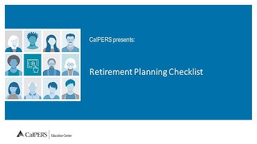 Retirement Planning Checklist