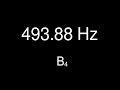 Sine Wave B 4 - 493.88 Hz for 1 minute - Test Tone