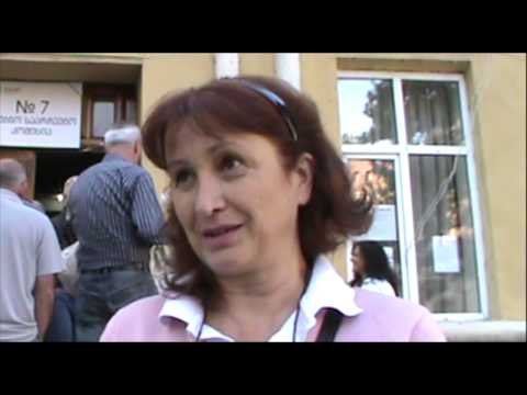 ვიდეოსიუჟეტი საარჩევნო უბნებიდან