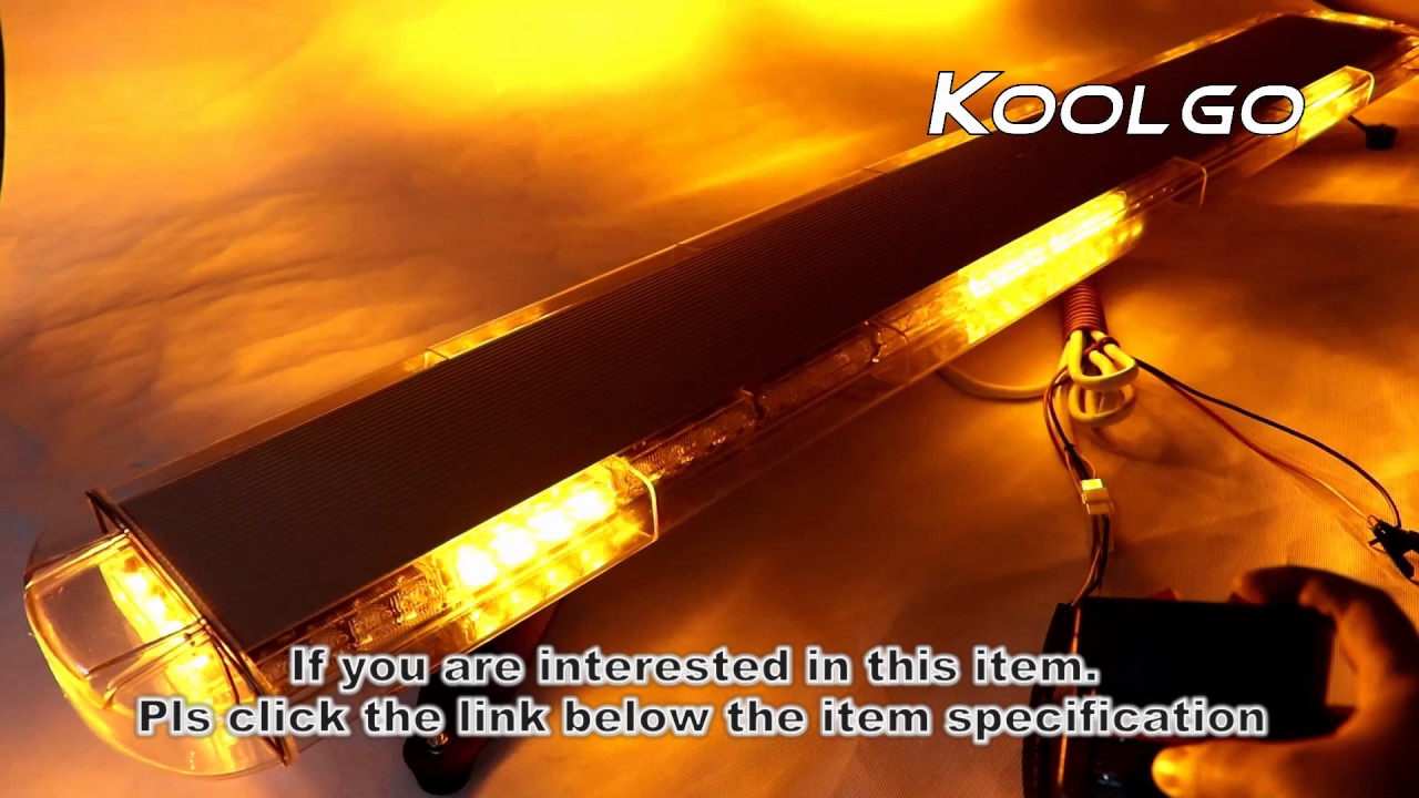 63" 1610MM 120 LED LIGHT BAR WORK BEACON EMERGENCY WARNING STROBE