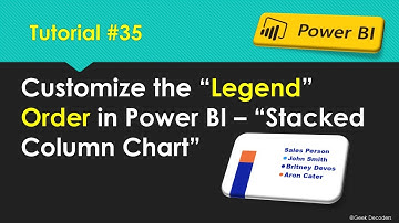Customize the Legend Order in Power BI - Stacked Column Chart
