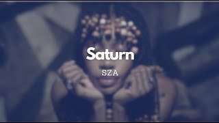 SZA - Saturn (Lyric Video) Resimi