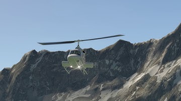 Testing is the mountains! 222UT for X-Plane 11