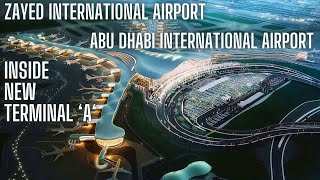 Zayed International Airport 'Terminal A' | Inside New Terminal of Abu Dhabi Int Airport | 4K