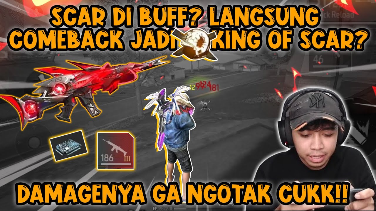 SCAR JADI OP BANGET CUY!! AUTO COMEBACK SOLO VS SQUAD PAKE SCAR?!