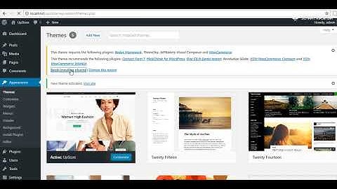 UpStore - Install and Import Demo Content