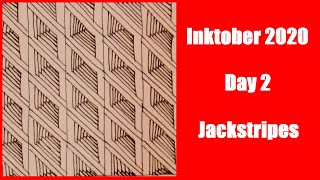 Inktober 2020 Day 2 Jackstripes Tutorial