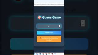 Want the source code of this Guess Game? 💬 Comment “GAME” below and I’ll share the code with you.