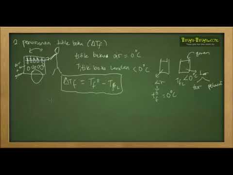 Belajar Kimia Materi Dan Contoh Soal Sifat Koligatif Part 3 Youtube