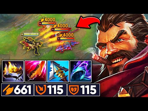 661 AD, 115 LETHALITY, 33% ARMOR PEN - THIS GRAVES BUILD IS ABSOLUTELY CRACKED!