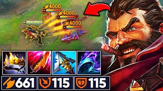 661 AD, 115 LETHALITY, 33% ARMOR PEN  THIS GRAVES BUILD IS ABSOLUTELY CRACKED!