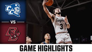 Central Connecticut vs. Boston College Game Highlights | 2023-24 ACC Men’s Basketball