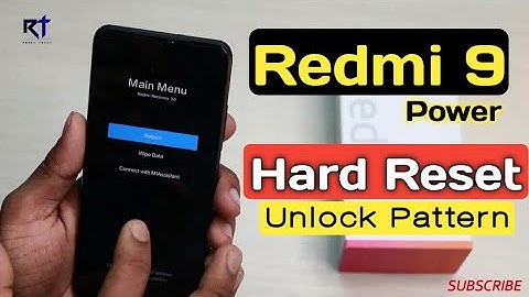 Redmi 9 Power Hard Reset & Unlock Pattern | easy way
