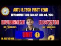 EVS Unit 1 OneShot | AKTU Environment &amp; Ecology 1st Year | Important Questions | CAMPUS CIRCUIT