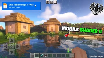 Ultra Realistic Shader Minecraft PE 1.19.83 / 1.20+ 🌶️ | Render Dragon & 100 % Working