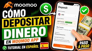 🤑 Cómo DEPOSITAR DINERO en Moomoo App ✅ Tutorial en Español para Agregar USD en la Aplicación Moomoo