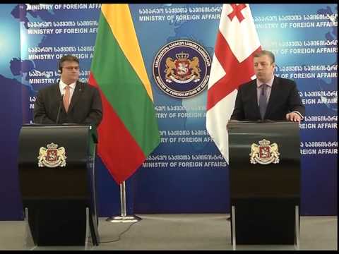 გიორგი კვირიკაშვილი ლიტვის საგარეო საქმეთა მინისტრს შეხვდა