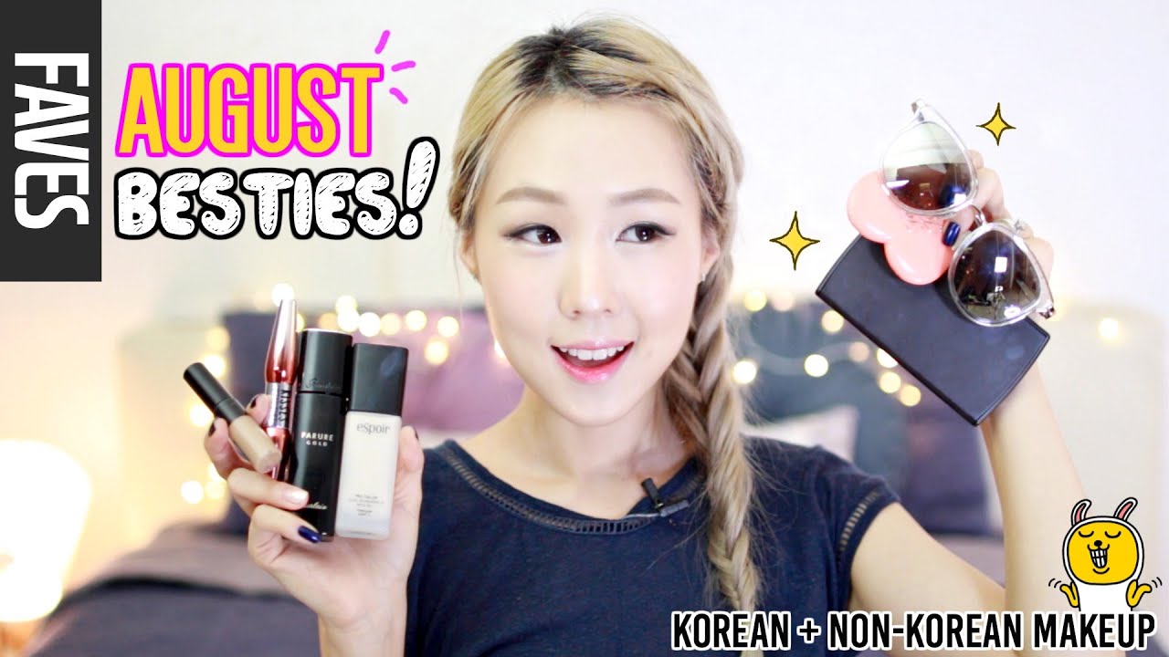 AUGUST 2016 FAVORITES! Korean & Non-Korean Makeup 미즈뮤즈 8월 추천 뷰티템 | MEEJMUSE