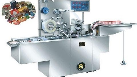 Transparent Film 3D Packaging Machine For Soap Box Automatic Cellophane Wrapping Machinery