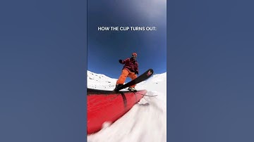 HOW I FILM MY FRIENDS 🎥           📷 shot on @insta360 X3 #ski #skiing  #insta360winter #insta360