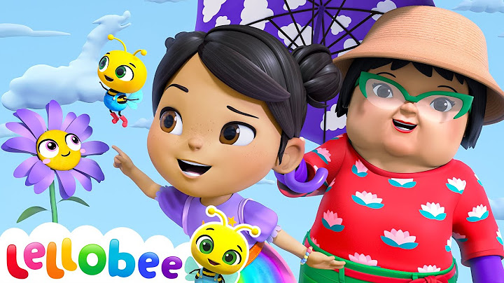 Wow! Look At That Cloud | Lellobee Nursery Rhyme Songs - Kids Karaoke