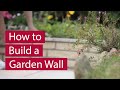How to Build a Garden Wall 2019 | MarshallsTV