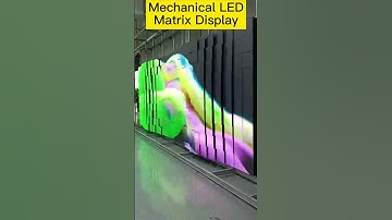 Mechanical LED matrix display/creative LED display/LED video wall