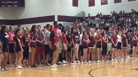 Stroudsburg High School practices lip dub dance