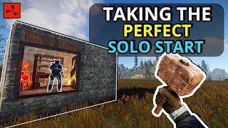 Taking A GREAT SOLO START From ANOTHER PLAYER! - Rust Solo Survival