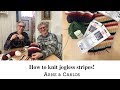 How to knit jogless stripes in the round - the easiest way by ARNE & CARLOS