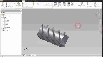Autodesk Inventor Tutorial : How to Model 3D thread 4 with coil