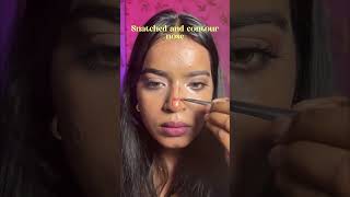 Nose contouring 👃🎀#nosecontouring #nosecontour #makeuphacks #hacks