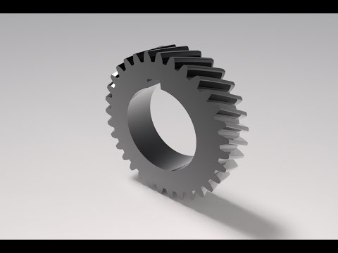 How to create a helical gear in creo part 1