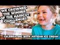 KIDS HAIRCUT WINNER!! | Kids Pick Their Haircut Challenge | Celebrating with Artisan Ice Cream