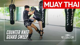Muay Thai Training Series: Sweeps and Trips | Counter Knee Guard Sweeps