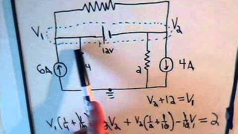 Electrical Circuits Video 38: Super Nodes (V And I Sources) Example 1