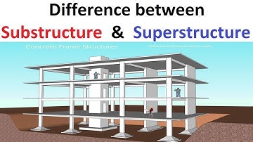Difference between Substructure & Superstructure