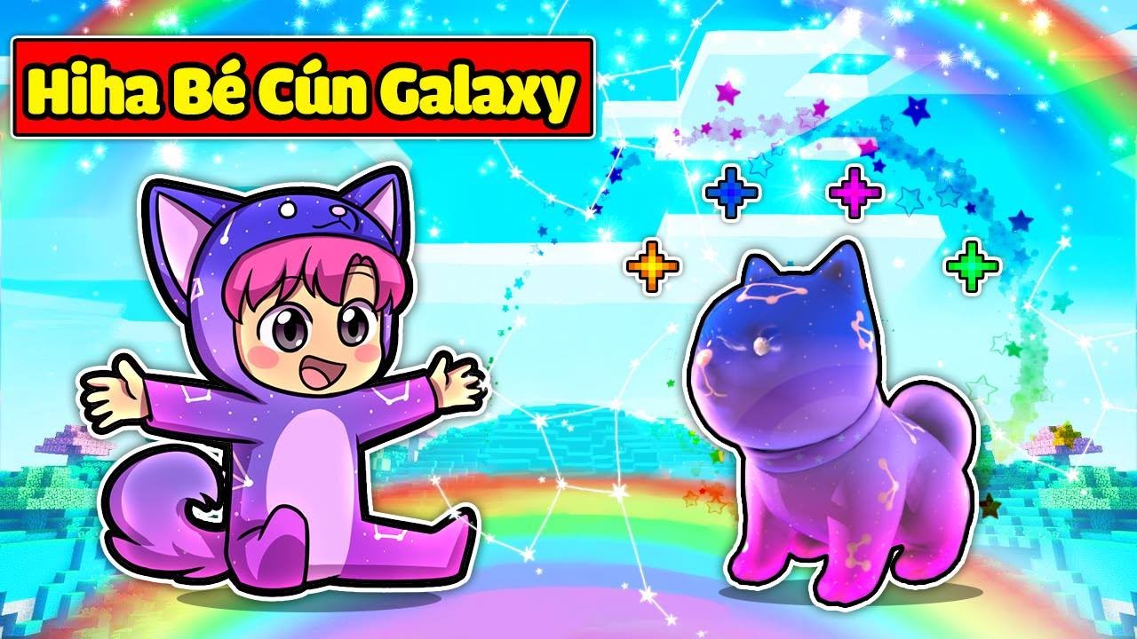 cún hà 2022 Update SINH TỐ TEAM BẤT NGỜ KHI HIHA BIẾN THÀNH EM BÉ CÚN SHIBA GALAXY TRONG MINECRAFT 😱🐶😎