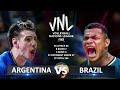 Argentina vs brazil  mens vnl 2024