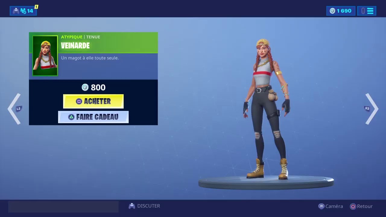 Fortnite Achat Skin Veinard Youtube