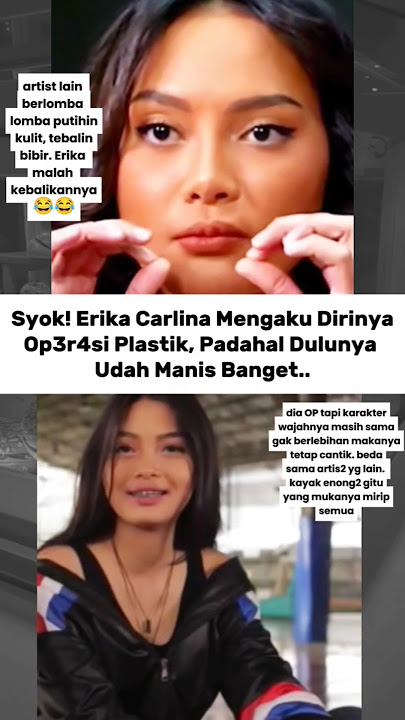 Erika Carlina Dulu Vs Sekarang #shortvideo #artist #erikacarlina #viralvideo