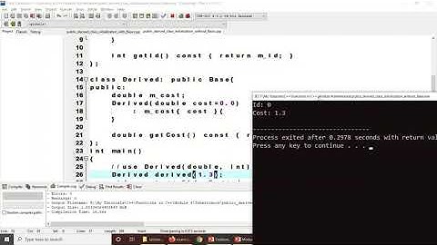 3.b - Demo of Constructors and initialization of derived classes