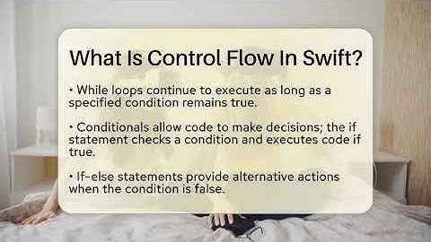 What Is Control Flow In Swift? - Be App Savvy