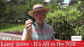 Lamy 2000 - The Right Nib Makes All the Difference in the World