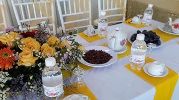 Tiệc Cưới Huy Hoàng / Tone rạp & Gia tiên màu vàng tươi