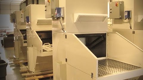 HAZDUST Wet Downdraft Table for NFPA 484 compliance