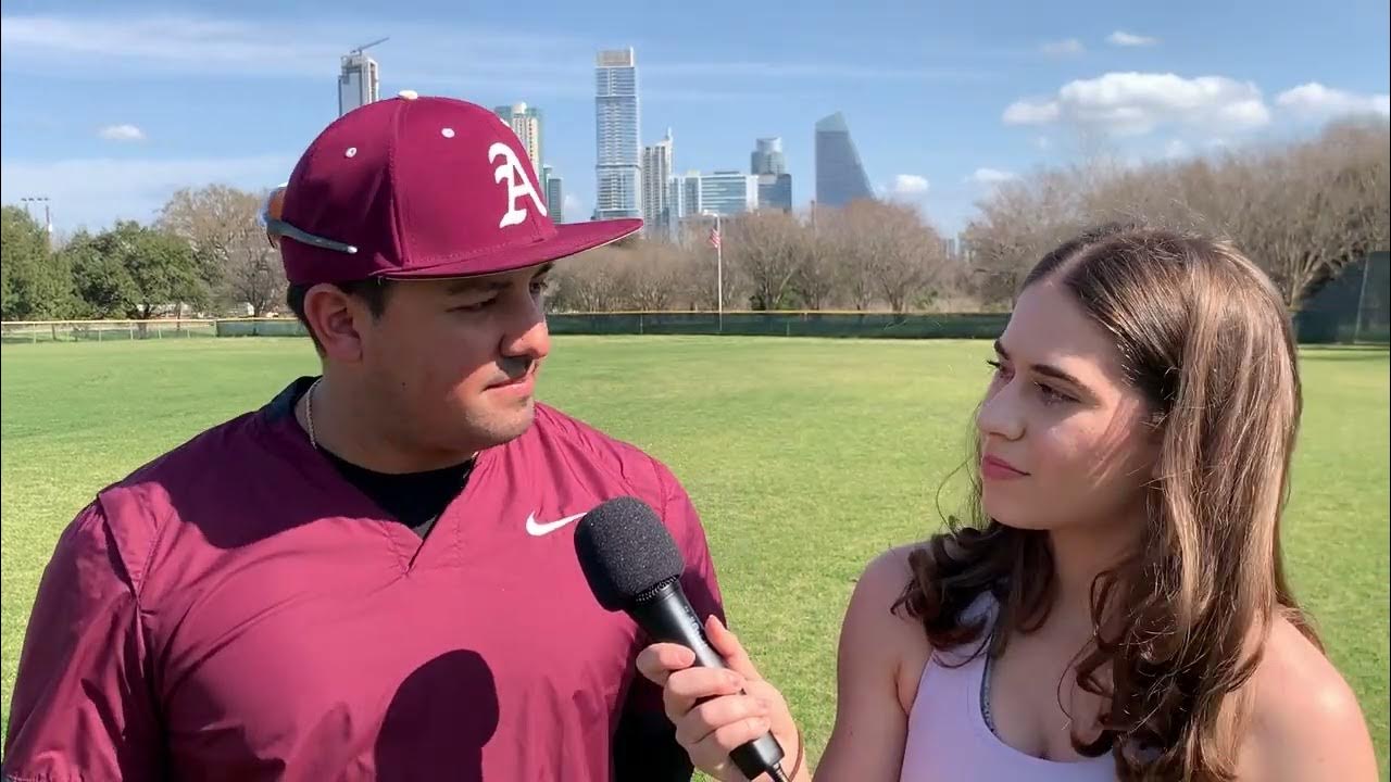Coach Alejandro Arellanes Austin High Maroons Baseball preseason interview  by Claire Marie Scott - YouTube