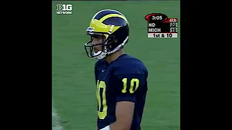On This Day: Tom Brady Leads Michigan to Comeback Win over Notre Dame | Michigan Football thumbnail